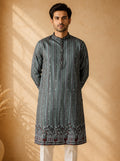 MLS EMBROIDERED KURTA PAJAMA