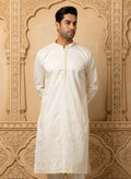 MLS EMBROIDERED KURTA PAJAMA