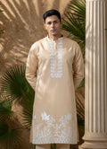 MLS EMBROIDERED KURTA PAJAMA