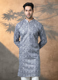 MLS EMBROIDERED KURTA PAJAMA