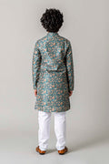 MLS KIDS PRINTED KURTA PAJAMA