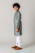 MLS KIDS PRINTED KURTA PAJAMA