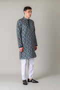 MLS PRINTED KURTA PAJAMA
