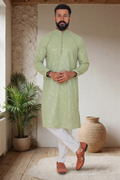 MLS CHIKANKARI KURTA PAJAMA