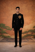 MLS EMBROIDERED JODHPURI SUIT 2PCS