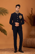MLS EMBROIDERED JODHPURI SUIT 2PCS