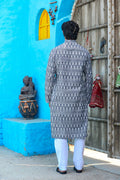 MLS COTTON IKAT PRINTED KURTA