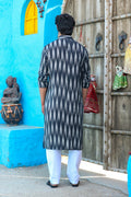 MLS Cotton Ikat Printed Kurta