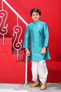 MLS SILK KIDS SIDE CUT KURTA PAJAMA