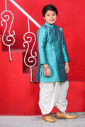 MLS SILK KIDS SIDE CUT KURTA PAJAMA