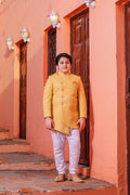 MLS SILK ASYMMETRIC KIDS INDO WESTERN 1 PCS