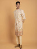 MLS GEORGETTE EMBROIDERED SHERWANI 1PCS