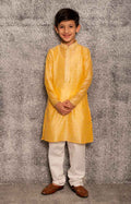 MLS SILK EMBROIDERED KIDS KURTA PAJAMA