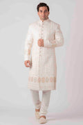 MLS EMBROIDERED SHERWANI 1 PC