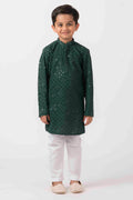 MLS CHIKANKARI KIDS KURTA PAJAMA
