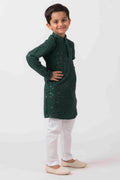 MLS CHIKANKARI KIDS KURTA PAJAMA