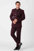 MLS PLAIN JODHPURI SUIT