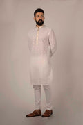MLS Georgette Chikan Kurta PAJAMA