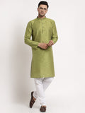 MLS Dupion Silk Plain Kurta