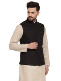 MLS Cotton Jute Nehru Jacket