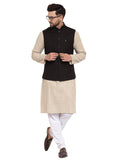 MLS Cotton Jute Nehru Jacket