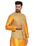 MLS Cotton Jute Nehru Jacket