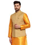 MLS Cotton Jute Nehru Jacket