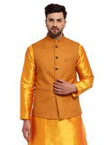 MLS Cotton Jute Nehru Jacket