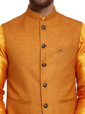 MLS Cotton Jute Nehru Jacket
