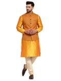 MLS Cotton Jute Nehru Jacket