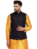 MLS Cotton Jute Nehru Jacket