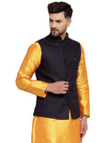 MLS Cotton Jute Nehru Jacket