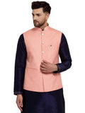MLS Cotton Jute Nehru Jacket