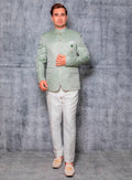 MLS Jacquard Jodhpuri Suit