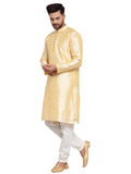 MLS Dupion Silk Self Weaved Kurta Pajama