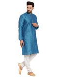 MLS Dupion Silk Self Weaved Kurta Pajama