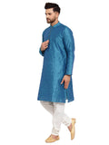 MLS Dupion Silk Self Weaved Kurta Pajama