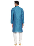 MLS Dupion Silk Self Weaved Kurta Pajama