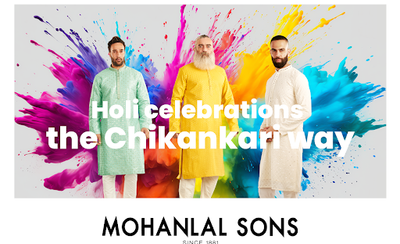 Holi Essentials: Why Every Man Needs a Chikankari Kurta in His Wardrobe?