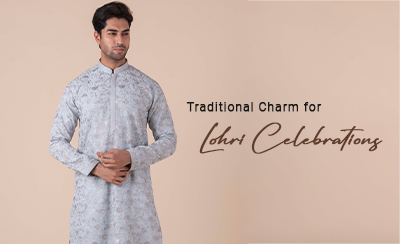 Men's Kurta Pajama: A Must-Have for Lohri Celebrations