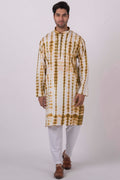 MLS EMBROIDERED KURTA PAJAMA
