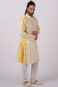 MLS EMBROIDERED KURTA PAJAMA