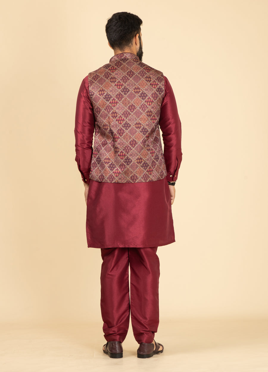 MLS KURTA JAWAHAR SET 3PCS