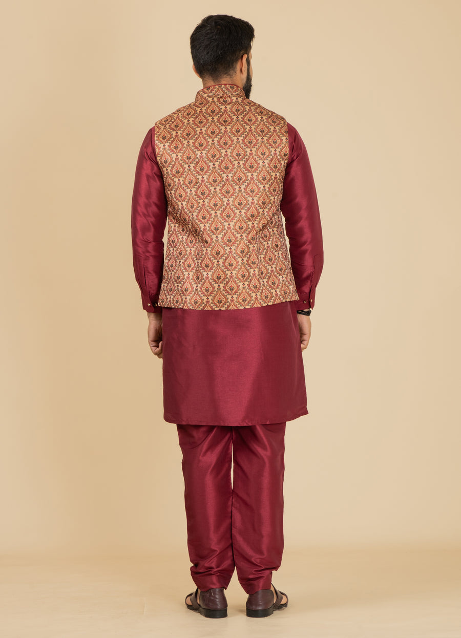 MLS KURTA JAWAHAR SET 3PCS