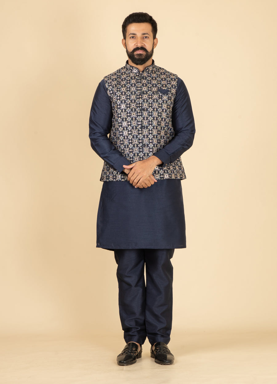 MLS KURTA JAWAHAR SET 3PCS