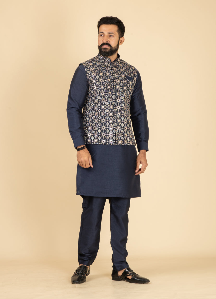 MLS KURTA JAWAHAR SET 3PCS