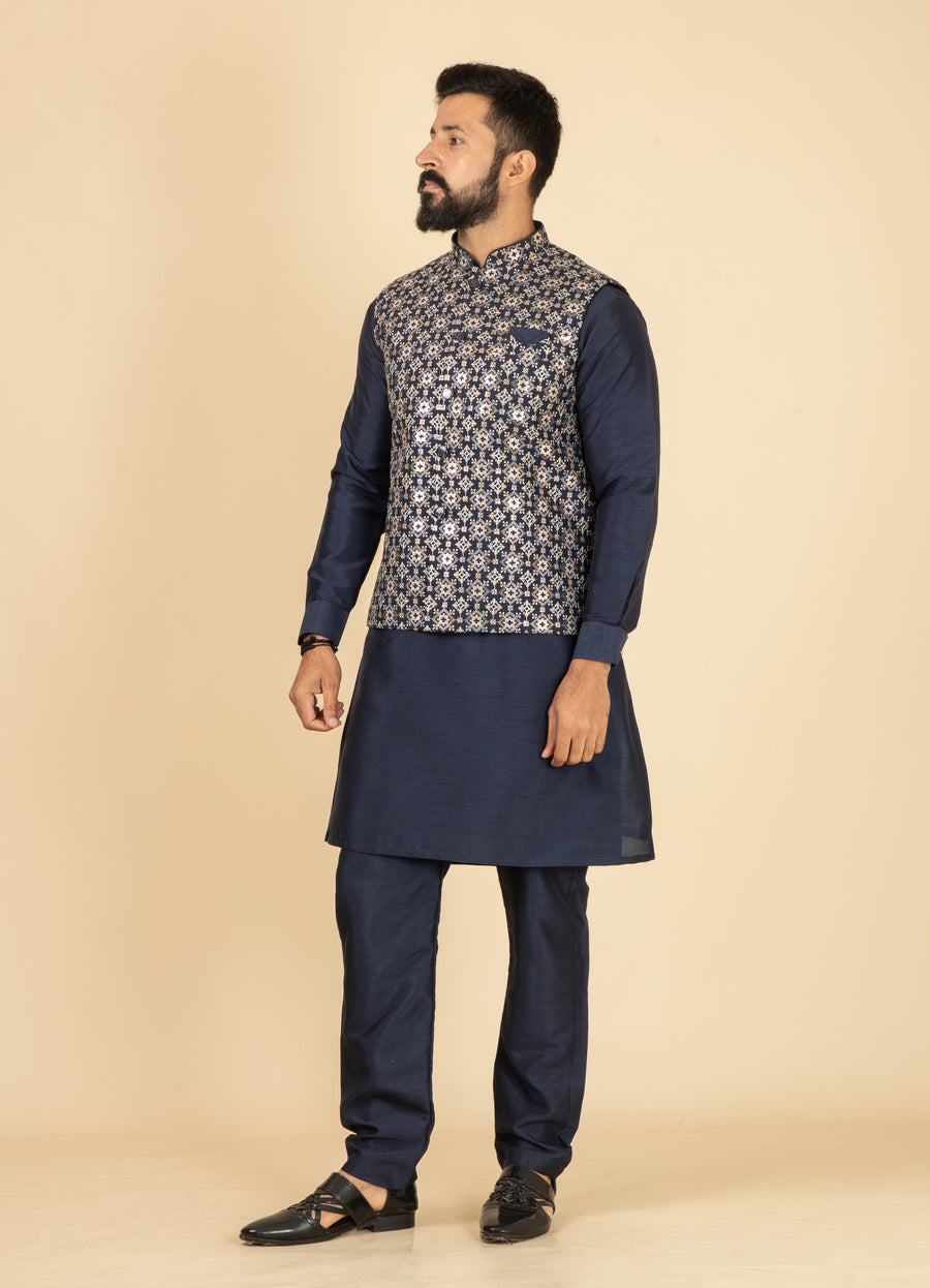 MLS KURTA JAWAHAR SET 3PCS