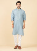 MLS EMBROIDERED KURTA PAJAMA