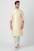 JACQUARD SILK KURTA PAJAMA