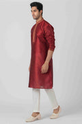 MLS ART SILK KURTA PAJAMA